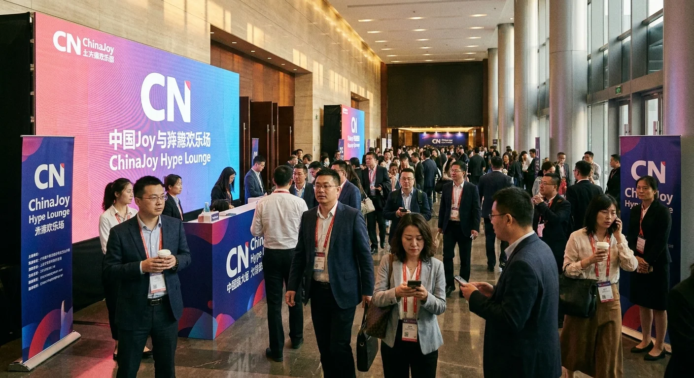 CN ChinaJoy Hype Lounge — arrival