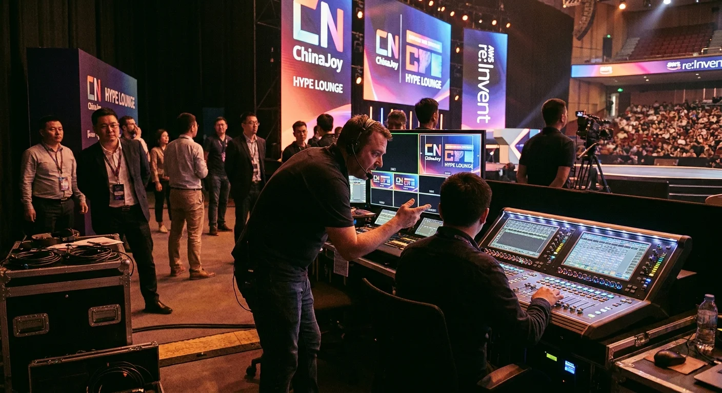 CN ChinaJoy Hype Lounge — production + behind the scenes