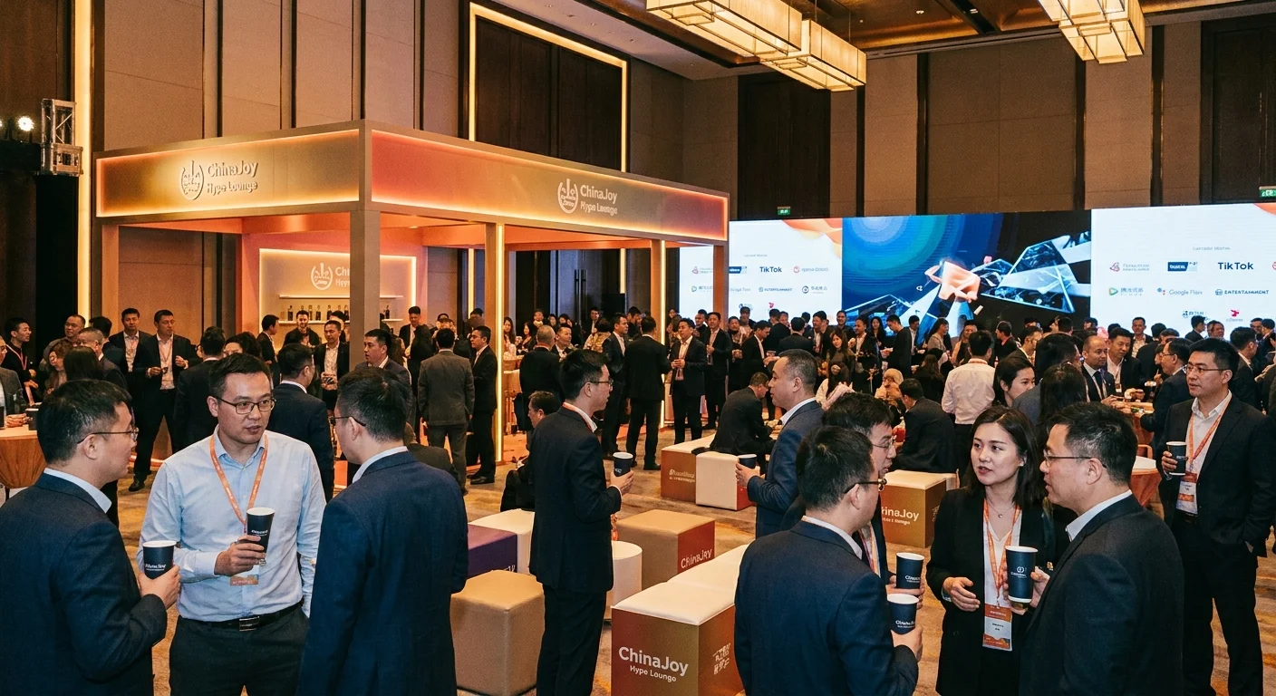 CN ChinaJoy Hype Lounge — hospitality + reception