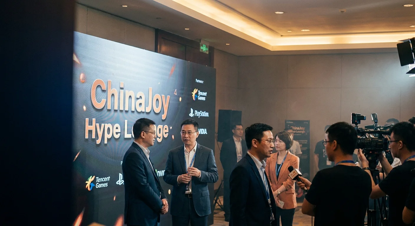 CN ChinaJoy Hype Lounge — branded environment