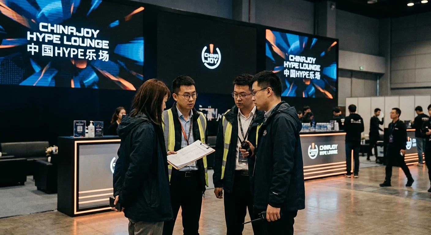 CN ChinaJoy Hype Lounge — NVE crew